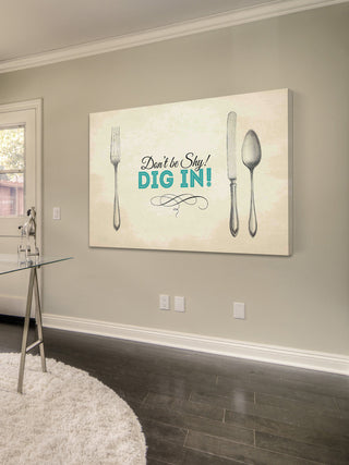 "Dig In 2" Painting Print on Canvas