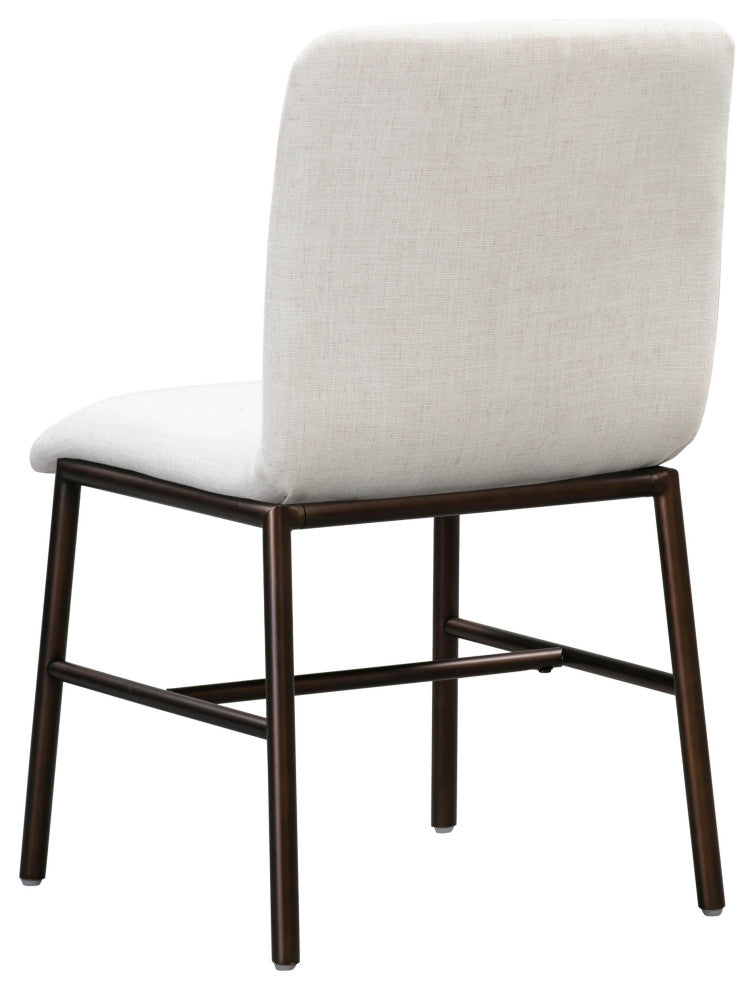 Bushwick Flax Upholstered Dining Chair, Set of 2