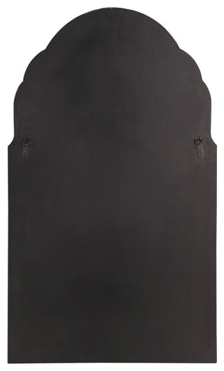 Uttermost Brayden Traditional MDF Wood Arch Decorative Mirror in Silver