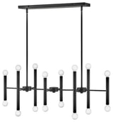 Lark Millie 39" Linear Chandelier, Black