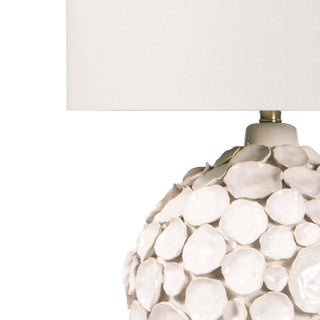 Lucia Ceramic Table Lamp, White