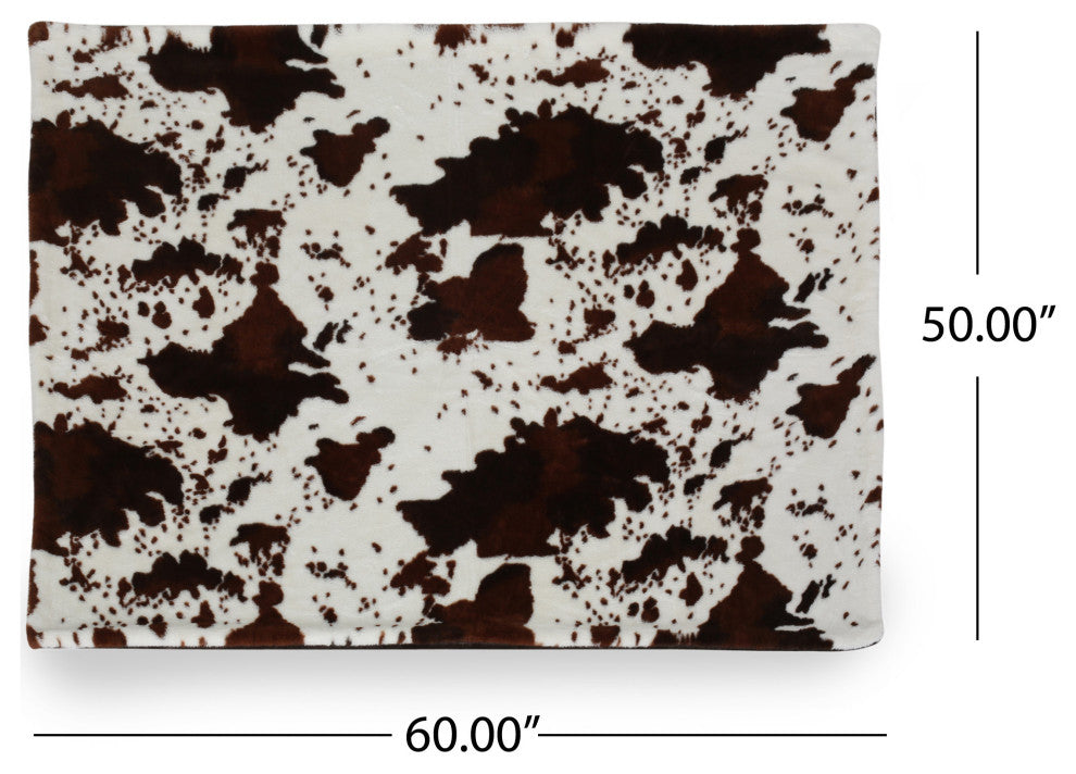 Indira Faux Fur Throw Blanket