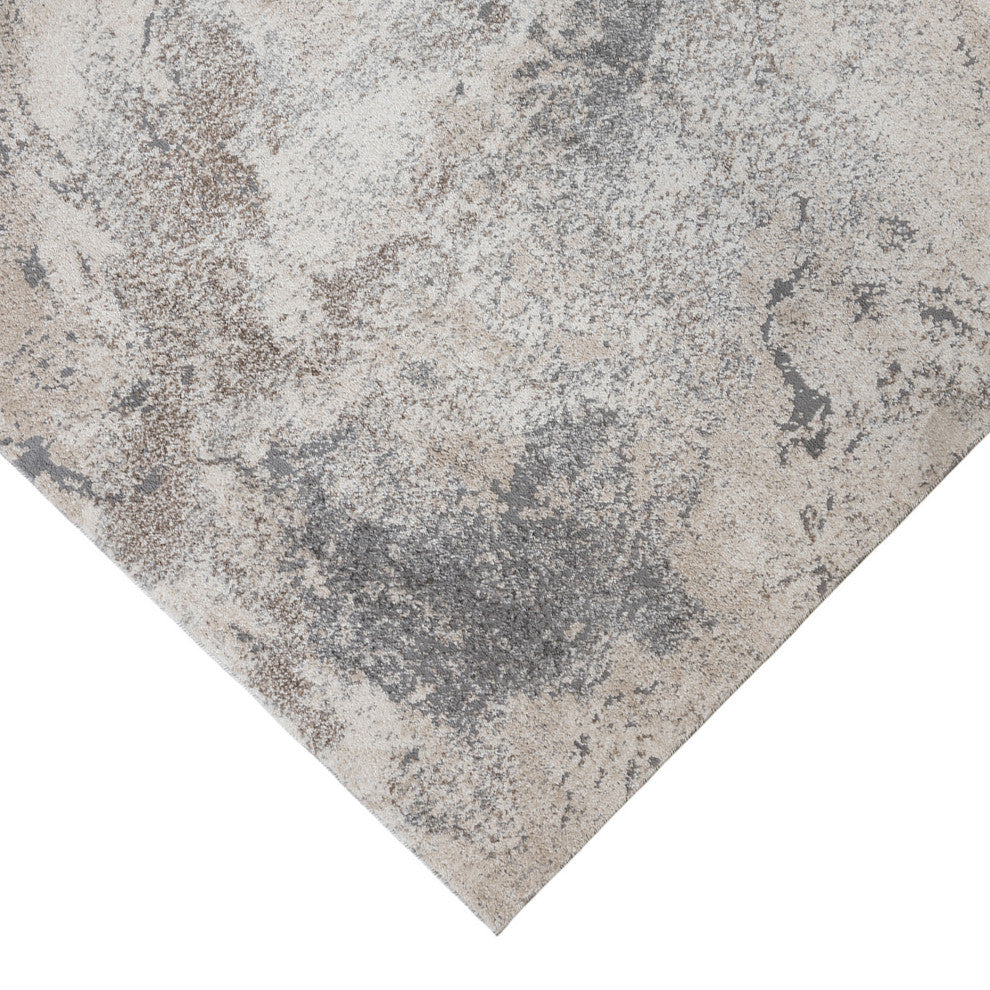 Yasmin Ester Area Rug, Cream, 9' x 13', Abstract
