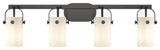 Pilaster 4 34.875" Bath Vanity-Light Matte Black