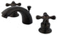 Kingston Brass Mini-Widespread Bathroom Faucet, Oil Rubbed Bronze