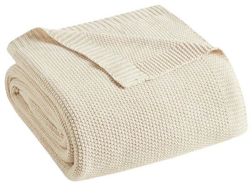INK+IVY Bree Knit Throw Blankets