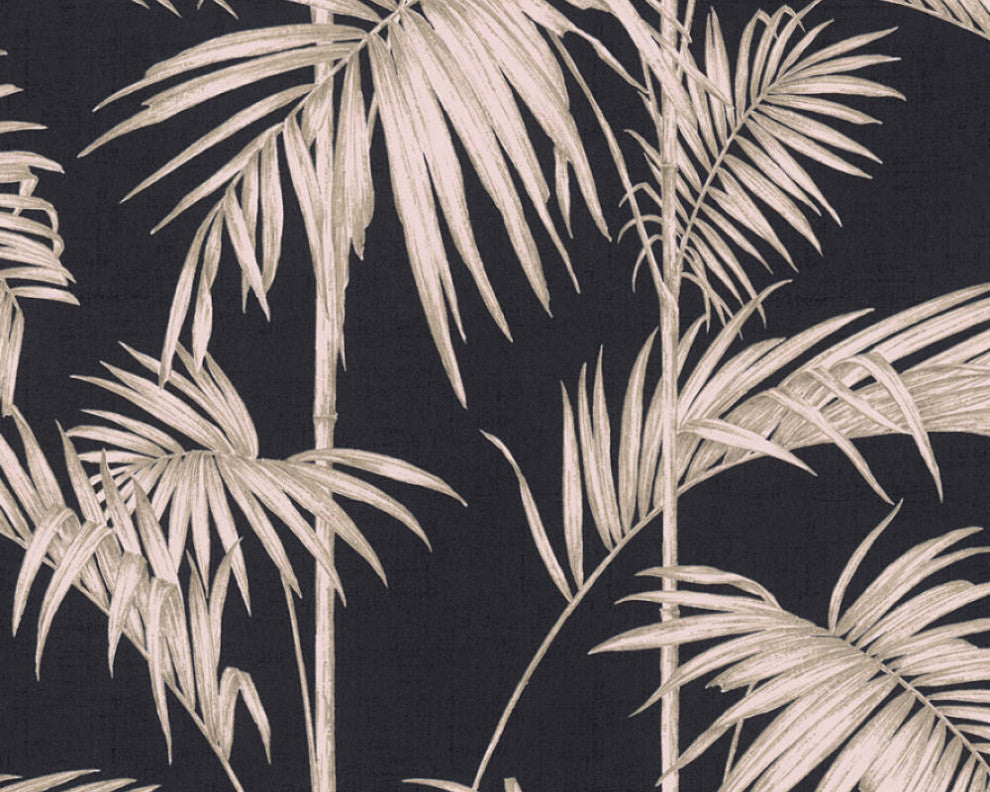 Textured Wallpaper Baroque Floral Image Jungle Modern, 369191