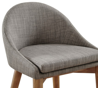 Baruch Counter Stool, Dark Gray/Walnut