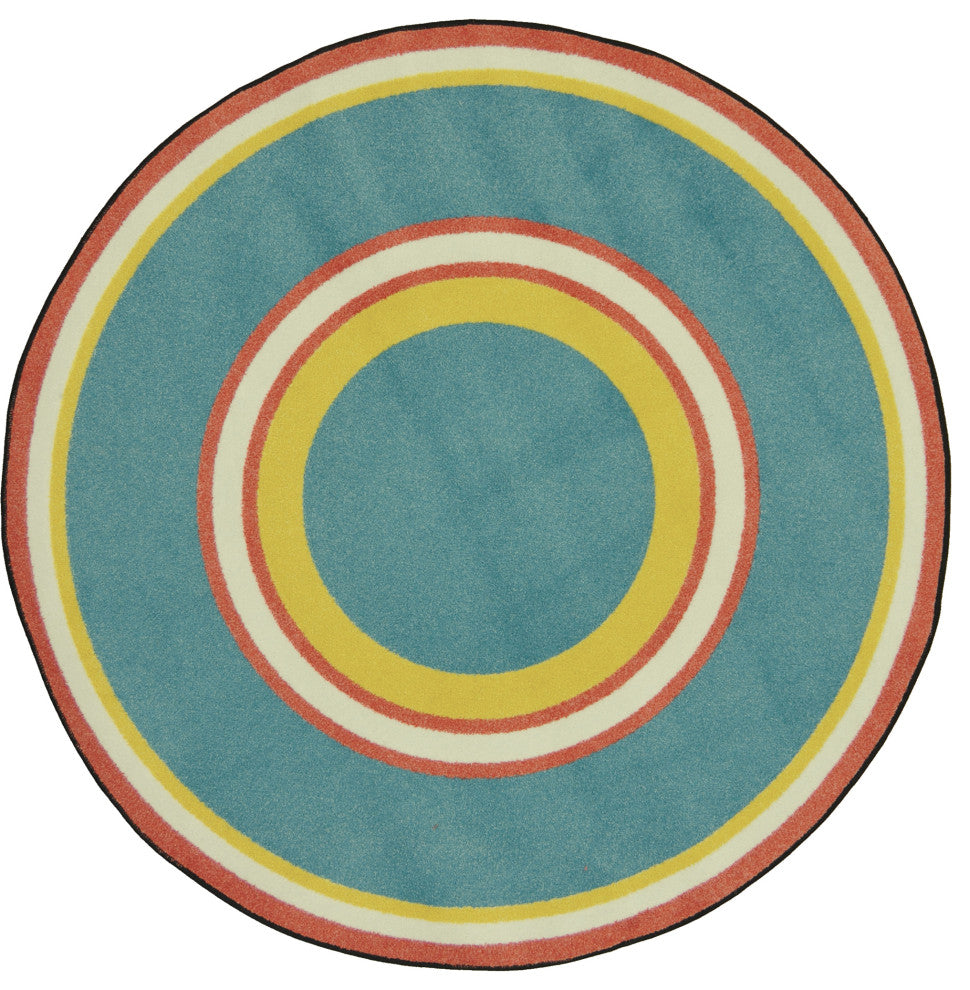 Kid Essentials Rug, Ripples, Beach, 5'4"