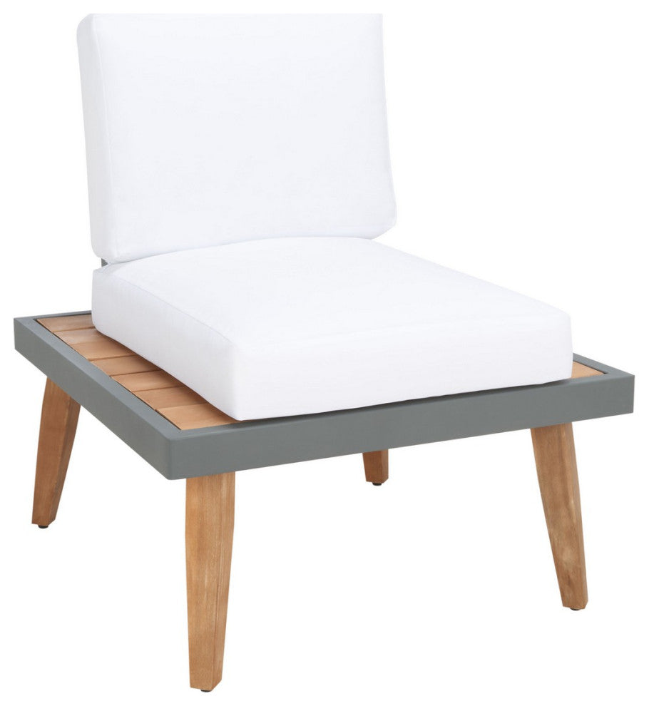 Safavieh Melbrook 6Pc Outdoor Living Se, Natural / White