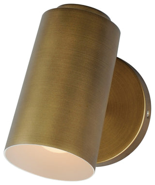 Maxim 62001 SpotLight 7" Tall LED Outdoor Wall Sconce - Natural Aged Brass