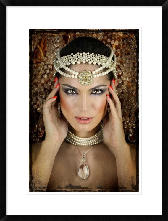 "Quelia" Framed Digital Print by Ddiarte, 22x30"