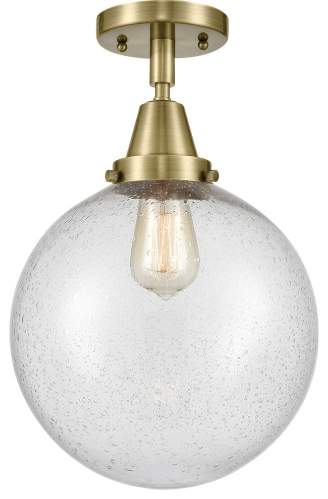 Innovations Lighting 447-1C-AB-G204-10 Beacon 1 Light 10" Flush Mount