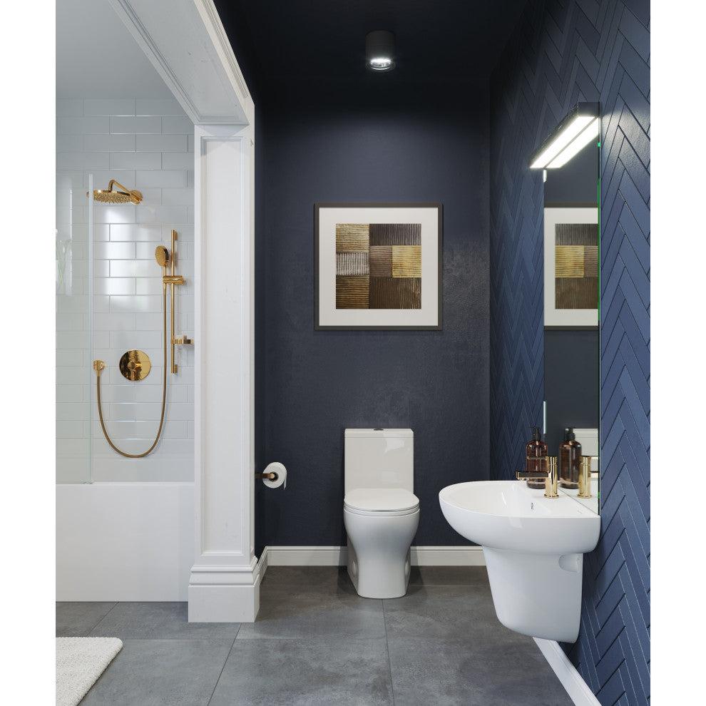 Sublime II Compact Two Piece Toilet 24" Long Dual Flush 0.8/1.28 GPF Elongated