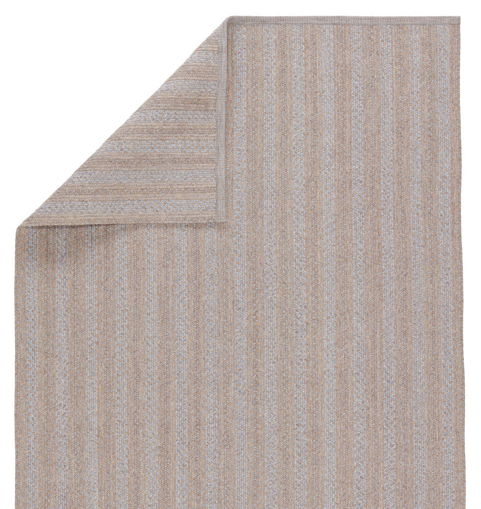 Jaipur Living Topsail Indoor/ Outdoor Striped Area Rug, Gray/Taupe, 4'x6'