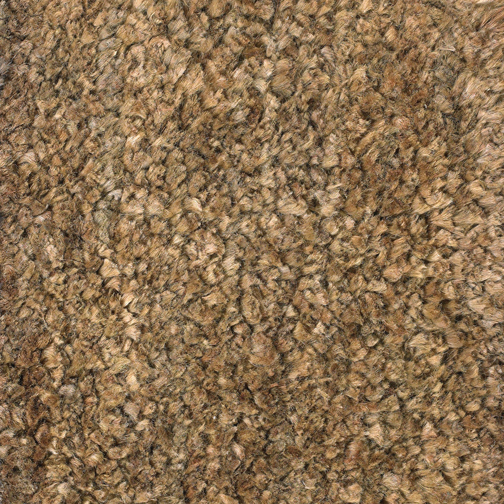 Urbana Contemporary Area Rug, Light Brown, 5''x7''6" Rectangle