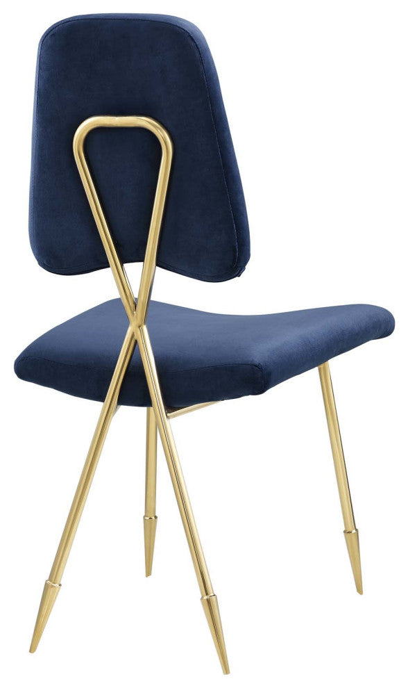 Ponder Dining Side Chair Set of 2, Navy