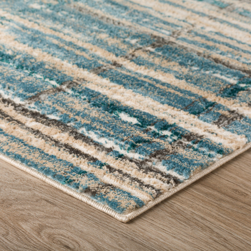 Dalyn Karma KM8 Blue 3'3" x 5'1" Rug