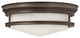 Hinkley Hadley Foyer Large Flush Mount, Oil Rubbed Bronze