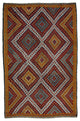 Rug N Carpet - Handwoven Anatolian 6' 8'' x 10' 6'' Unique Wool Kilim Rug