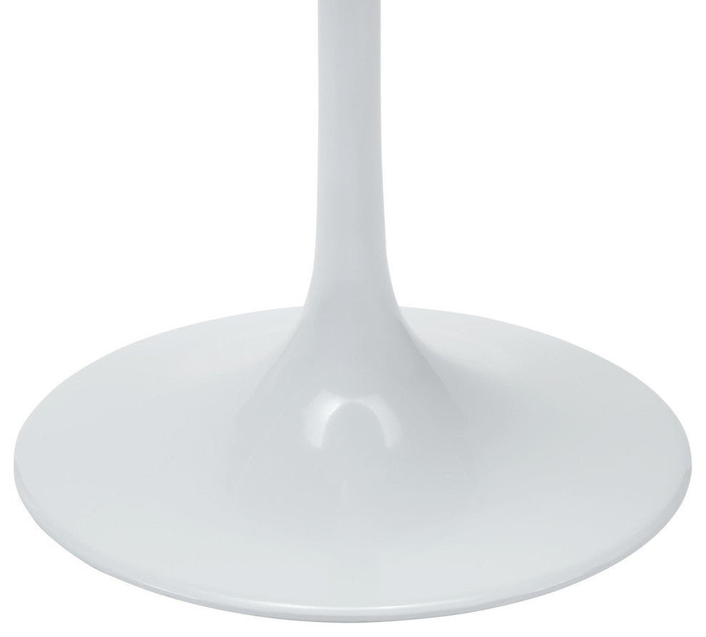 Modern Contemporary Kitchen 40" Glass Dining Table Clear