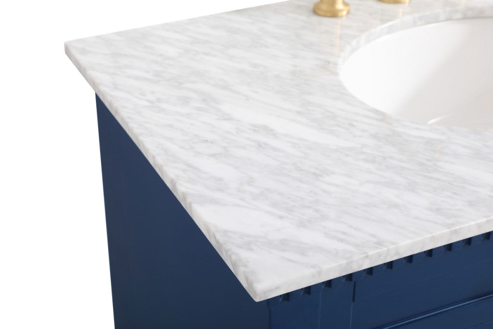 Home Living 36" Single Bathroom Vanity, Blue
