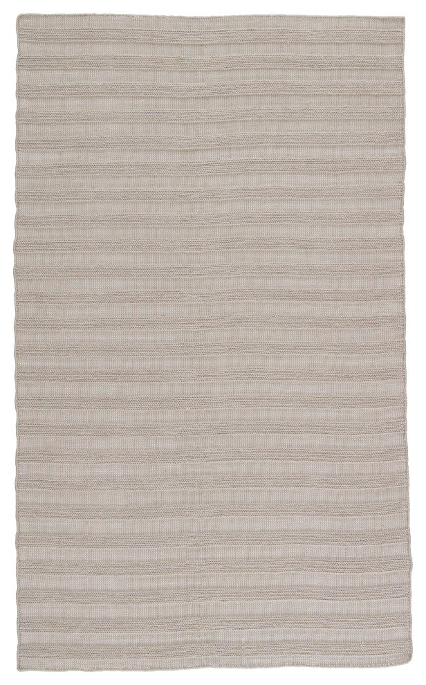 Jaipur Living Miradero Indoor/ Outdoor Striped Area Rug, Light Gray, 5'x8'