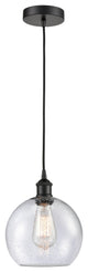 Innovations 616-1P-BK-G124-8 1-Light Mini Pendant, Matte Black