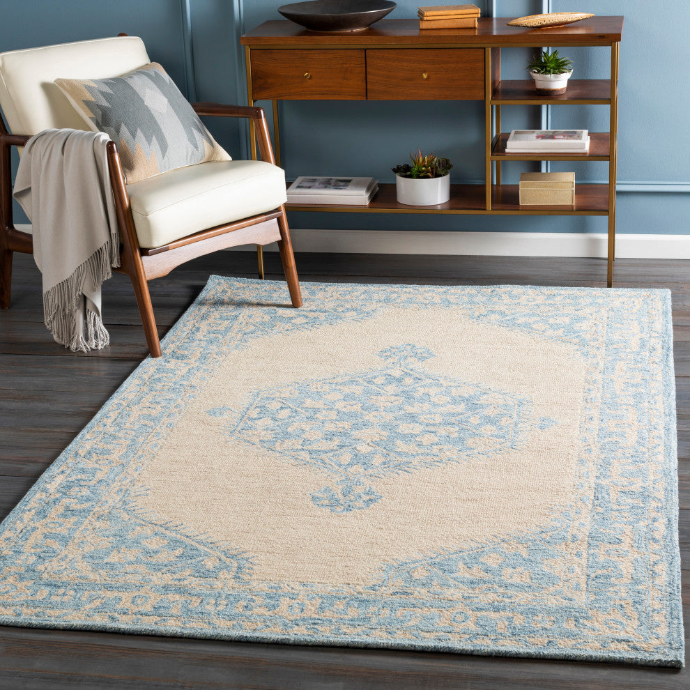Surya Granada GND-2306 Traditional Area Rug, 4' x 6' Rectangle