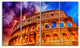 "Colosseum Rome Italy" Canvas Print, 4 Panels