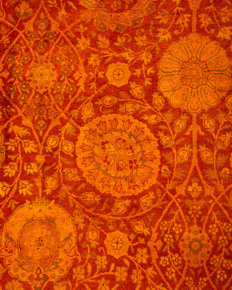 Fine Vibrance, One-of-a-Kind Handmade Area Rug Yellow, 17'1"x9'4"