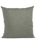 Urban Grey Kona Embroidery Luxury Throw Pillow, Double sided 16"x16"