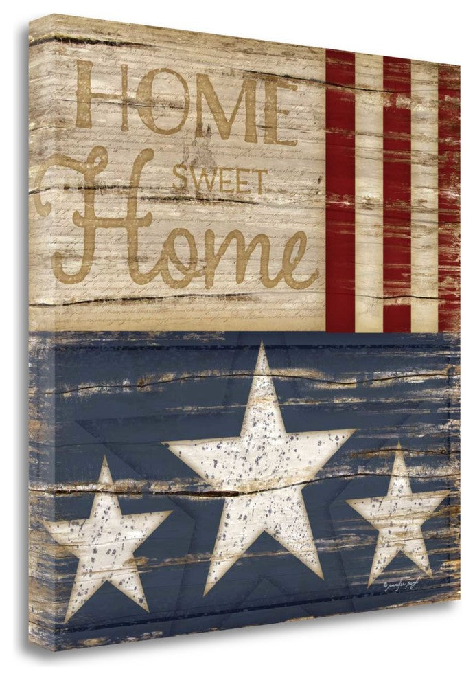 "Home Sweet Home" By Jennifer Pugh, Giclee Print on Gallery Wrap Canvas