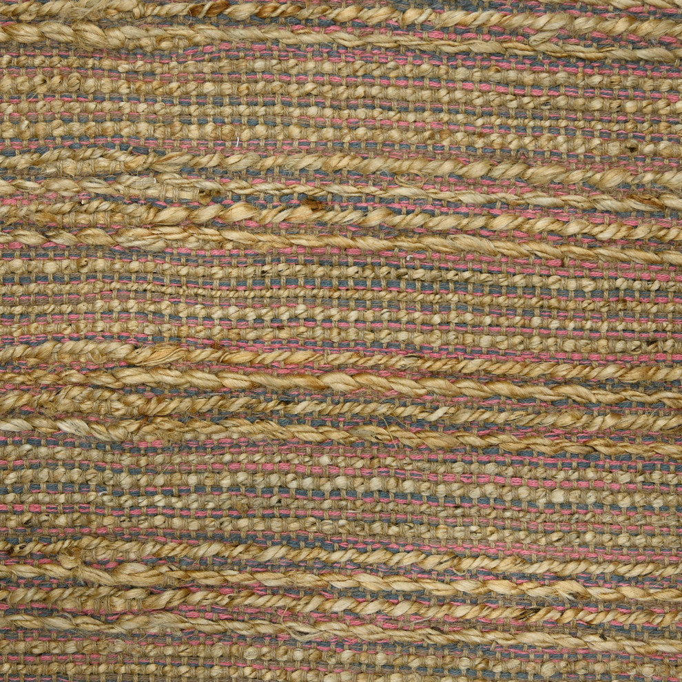 Naturals Sinclair Area Rug, Pink, 2' x 3', Striped