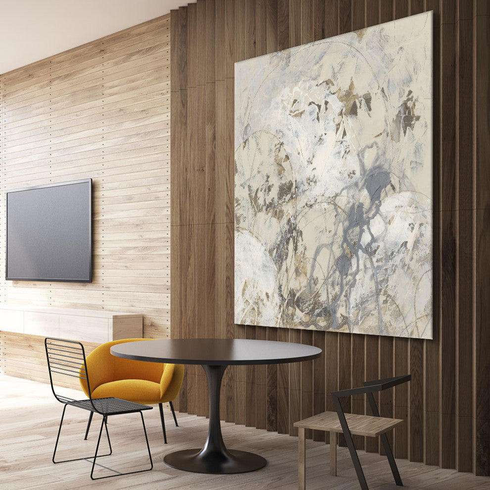 "Impasto Gesture I" Fine Art Giant Canvas Print, 54"x54"