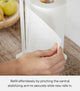 Tosca One-Handed-Tear Paper Towel Holder, White