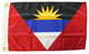 Antigua and Barbuda, 12"x18" Nylon Flag