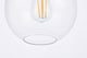 Edgar 1-Light Black and Clear Glass Plug-In Pendant