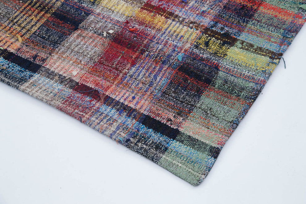 Rug N Carpet - Handmade Turkish 5' 11'' x 8' 11'' Vintage Patchwork Kilim Rug