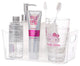 Open Bin Storage Basket Under Cabinet Caddy, Clear