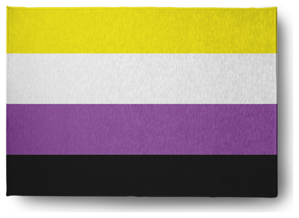 Non-Binary Chenille Rug, Non-Binary, 5'x7'