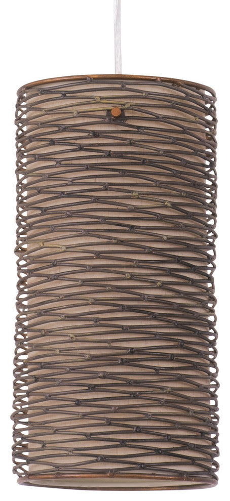 Varaluz Flow 1-Lt Mini Pendant - Hammered Ore