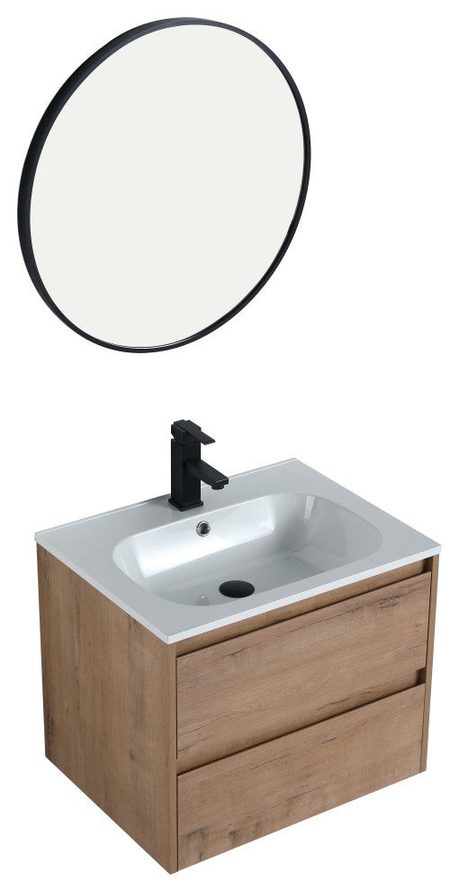 24" Sink Vanity, Plywood, Smc Top, No Faucet