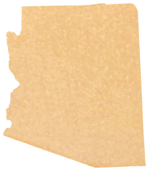 State Shaped Cutting Boards, Brown Richlite, Arizona
