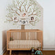 Narrow Family Tree Decal, Two Colors, Color Scheme B, 70"x90"