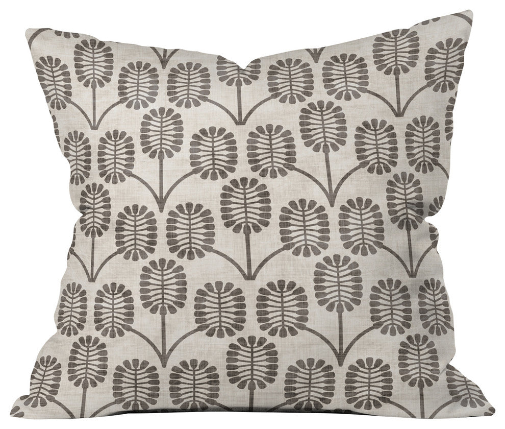 Holli Zollinger Thistle Throw Pillow, 16"x16"