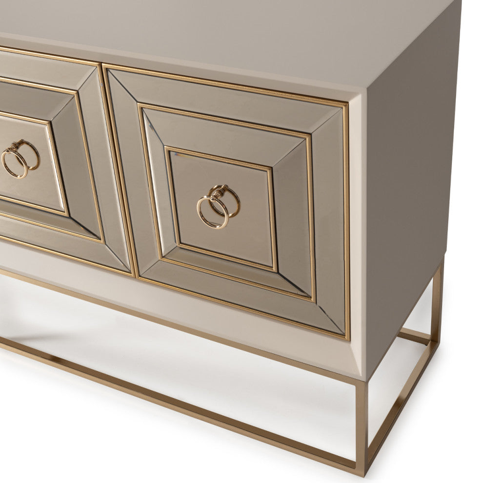 Madison Console, Glistening Gold