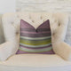 Acai Crush Berry Olive and Cream Handmade Luxury Pillow, 20"x36" King
