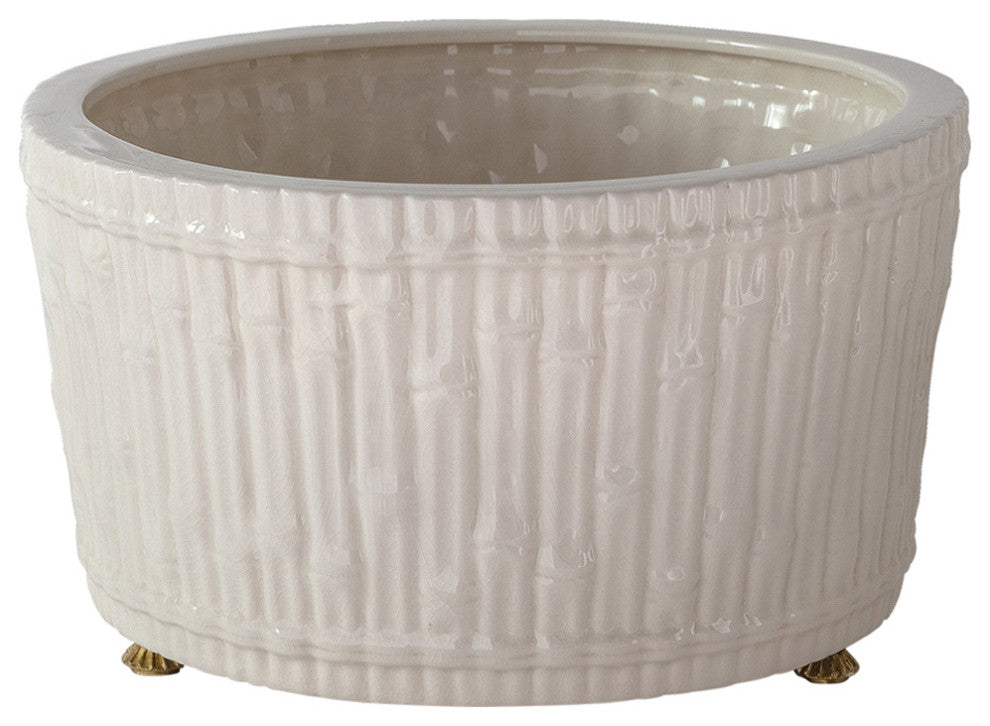 Bamboo Garden Cream Center Basin