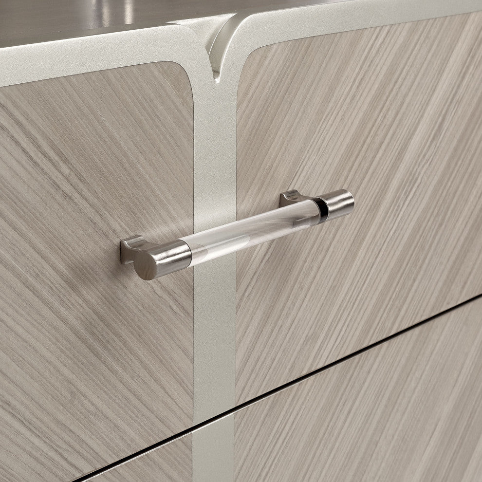 Lanterna Highboy Chest - Silver Mist